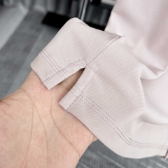 Áo Sơ mi Bigsize Nano Co giãn 4 chiều màu Tím nhạt