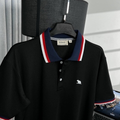 Áo Polo Bigsize Màu Đen Thêu Gấu Phối cổ 3 màu