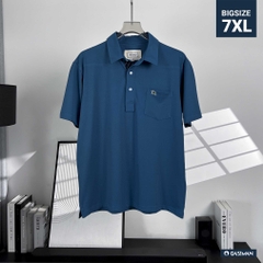 Áo polo có túi Classy xanh bích