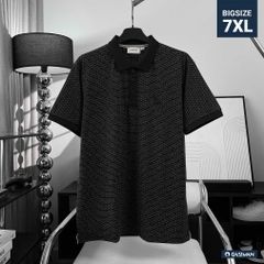 Polo Bigsize vải dệt Brick Màu Đen