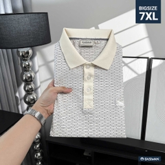 Polo Bigsize vải dệt Brick Màu Kem