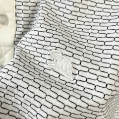 Polo Bigsize vải dệt Brick Màu Kem