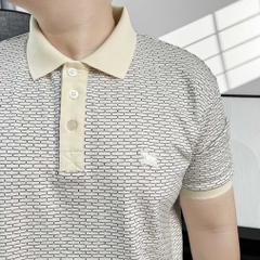 Polo Bigsize vải dệt Brick Màu Kem