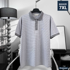 Polo Bigsize vải dệt Brick Màu Xám Tím