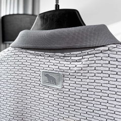 Polo Bigsize vải dệt Brick Màu Xám Tím