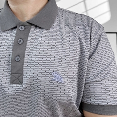Polo Bigsize vải dệt Brick Màu Xám Tím