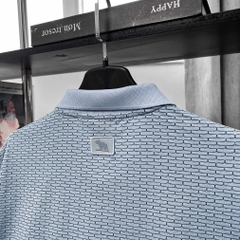 Polo Bigsize vải dệt Brick Màu Xanh Da