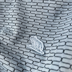 Polo Bigsize vải dệt Brick Màu Xanh Da