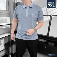 Polo Bigsize vải dệt Brick Màu Xanh Da