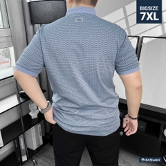 Polo Bigsize vải dệt Brick Màu Xanh Da