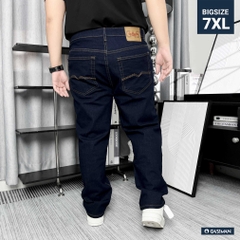 Quần Jean Dài Bigsize Phom Suông Màu Xanh Đen