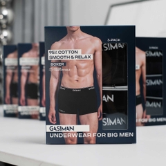 Combo 3 Quần Boxer Bigsize 100% Cotton