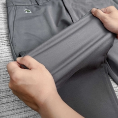 Quần Tây Hàn Quốc Co Giãn 4 Chiều Xám Đậm