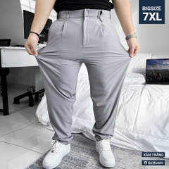 Quần Tây Bigsize Siêu nhẹ Màu Xám trắng