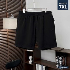 Quần Thun ngắn Big size Túi zip Trơn