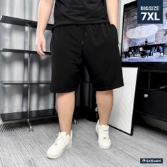 Quần Thun ngắn Big size Túi zip Trơn