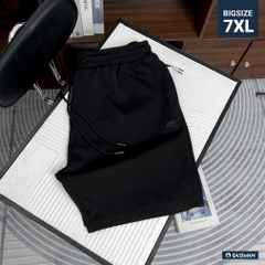 Quần Thun ngắn Big size Túi zip Trơn