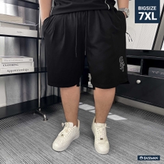 Quần Thun ngắn Big size Xẻ tà Túi zip