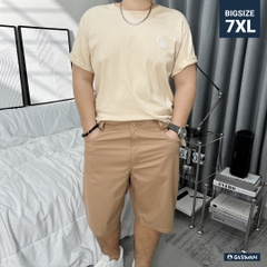 Quần Ngắn Kaki Bigsize Màu Nâu Co giãn