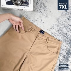 Quần Ngắn Kaki Bigsize Màu Nâu Co giãn