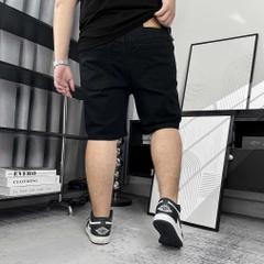 Quần ngắn Jean Big size Trơn basic Màu Đen