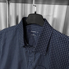 Áo Sơ Mi Tay ngắn Bigsize Hoạ tiết Hình Thoi