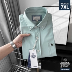 Áo Sơ mi Big size Flex Co giãn 4 chiều màu Xanh ngọc