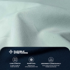 Áo Sơ mi Big size Flex Co giãn 4 chiều màu Xanh ngọc