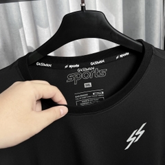 Áo Thun Thể thao Bigsize Logo Phản quang Màu Đen