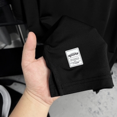 Áo Thun Thể thao Bigsize Logo Phản quang Màu Đen
