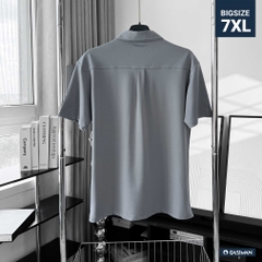 Áo Polo Big size Classy có Túi màu Xám