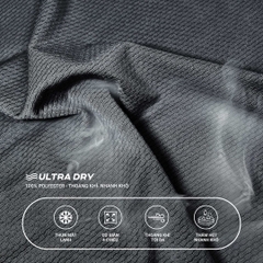 Áo Polo Big size thể thao Ultra Dry Màu Xám