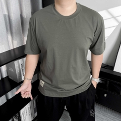 Áo thun Gasi Xám xi măng Xe và núi