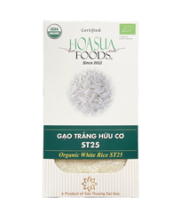 Gạo trắng hữu cơ ST25 Hoa Sữa 1kg