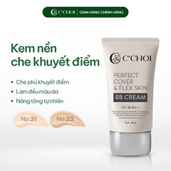 Kem Nền Che Khuyết Điểm C'Choi - Perfect Cover & Flex Skin BB Cream