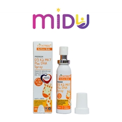 Thực phẩm bảo vệ sức khỏe Premium D3 K2 MK7 Plus DHA Spray