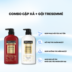 Cặp Dầu Gội và Dầu xả Tresemmé 370ml - Màu Đỏ & Trắng