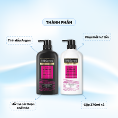 Cặp Dầu Gội và Dầu xả Tresemmé 370ml - Màu Tím - Repair