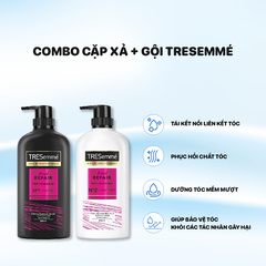 Cặp Dầu Gội và Dầu xả Tresemmé 370ml - Màu Tím - Repair