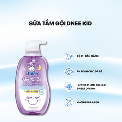 Sữa tắm Dnee Kids Organic 380ml - Tím - Sweet Dream