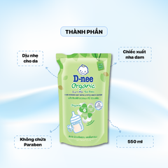 Nước Rửa Bình sữa Túi Dnee 550ml