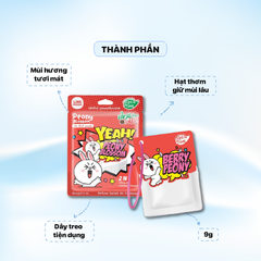 Túi Thơm Fresh Time x Line Friends 9g mùi Berry Peony