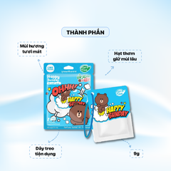 Túi Thơm Fresh Time x Line Friends 9g mùi Happy Sunday