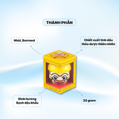 Ống Hít Cao Cấp Thảo dược Holen - Màu trắng - Hương Hoa Nhài