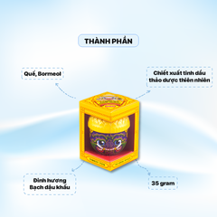 Ống Hít Cao Cấp Thảo dược Holen - Màu xanh dương - Hương Sen