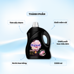 Nước xả Hygiene can đậm đặc 3300ml - Màu Đen (Peony Bloom)