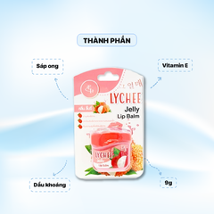 Kem Nẻ ELIZA JELLY BALM - Màu Hồng - Hương Vải - 9g