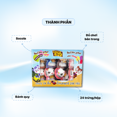 Kẹo Trứng Choco Bizz - Hộp 24 quả
