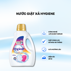 Nước Giặt, Xả Hygiene Can 2500ml Anti Color - Trắng