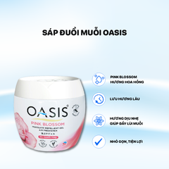 Sáp đuổi muỗi Oasis Hương Pink Blossom 180g - Màu hồng